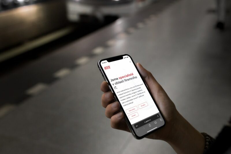 Gesto webdesign náhled